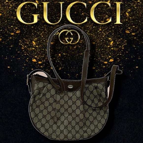 ⭐️Gucci w/ COA Vintage Ophidia Hobo  Adjustable Crossbody Bag - Picture 1 of 3